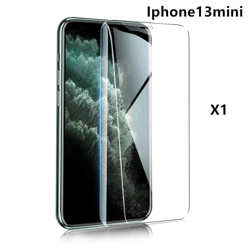 Tempered glass screen protector with 9H hardness and oleophobic coating for iPhone and Samsung phones