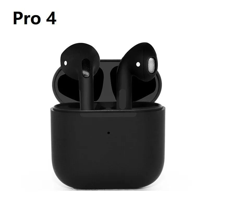 Stereo Binaural Sports Pro4 Wireless Bluetooth-compatible Headset in Pro4 Black or Pro4 White colour with in-ear sports design