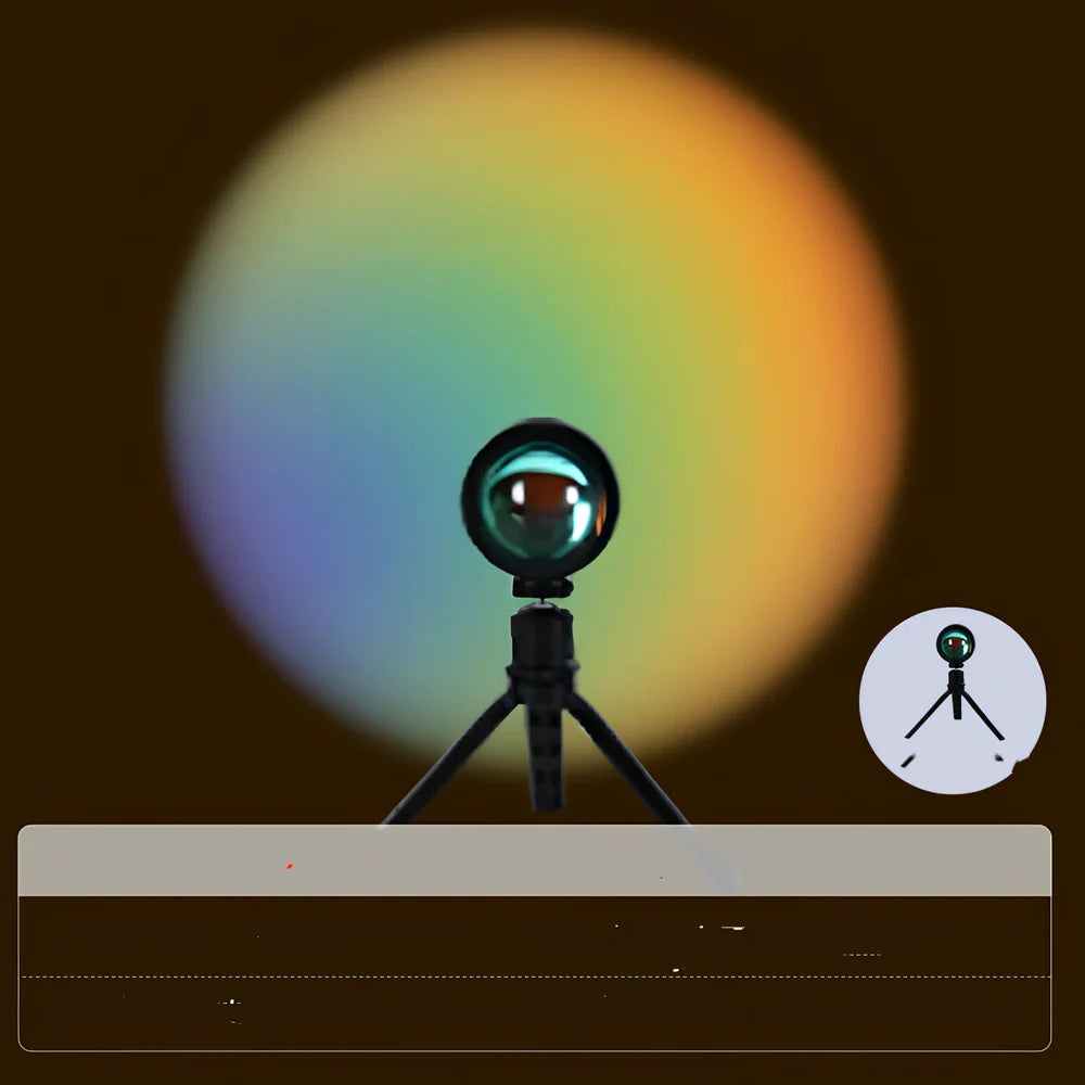 20cm Nordic floor lamp with aluminium shade and 16 colour LED lighting options