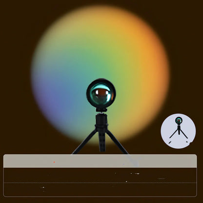 20cm Nordic floor lamp with aluminium shade and 16 colour LED lighting options