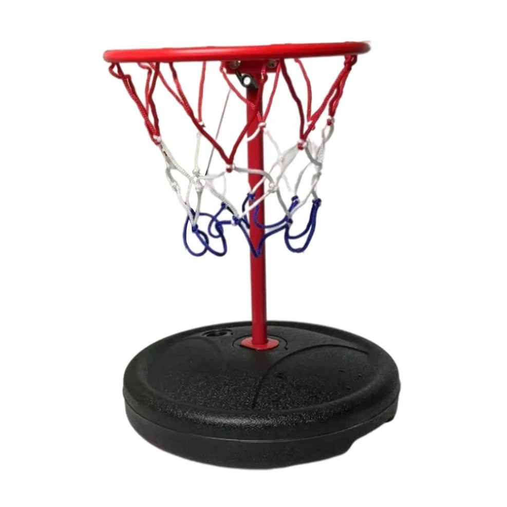 Water basketball hoop with 70×30cm playing area and 23×17.5cm basketball target for pool games