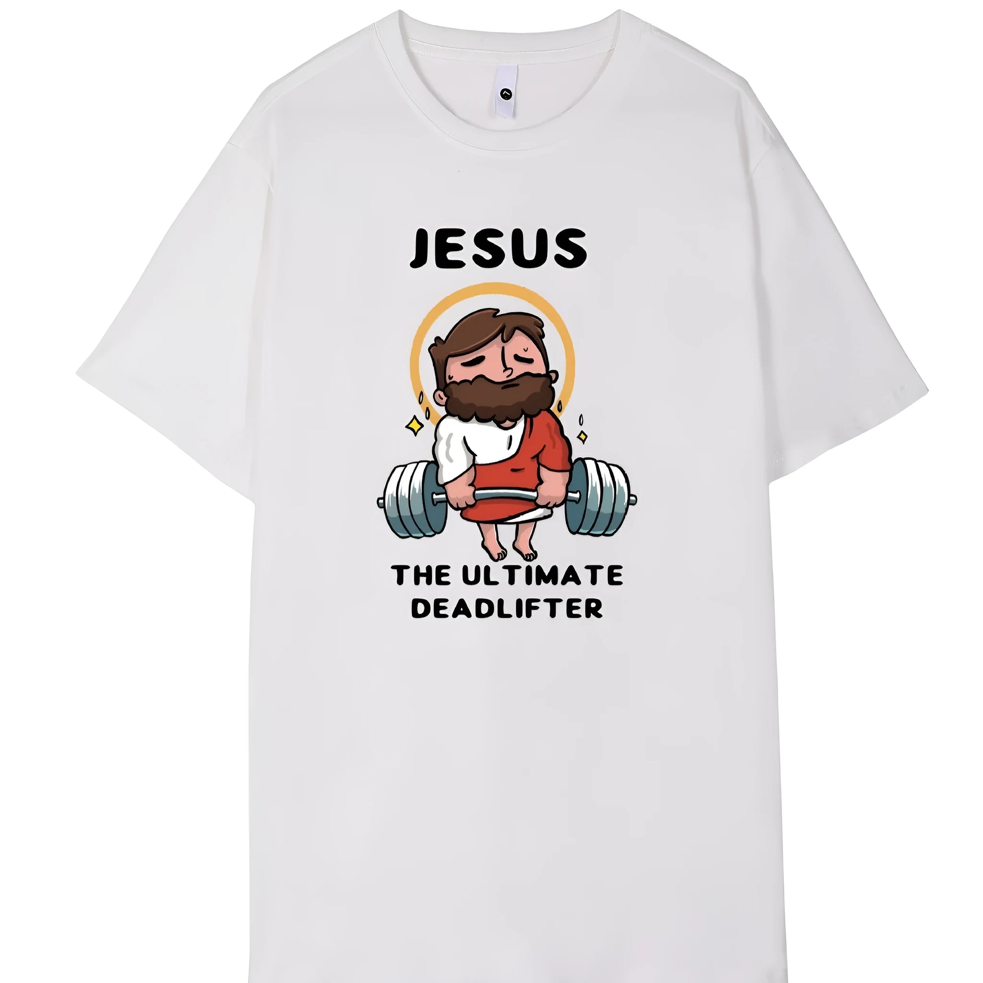 Men's short sleeve cotton t-shirt on a hanger, shown in Apricot colour, regular fit.