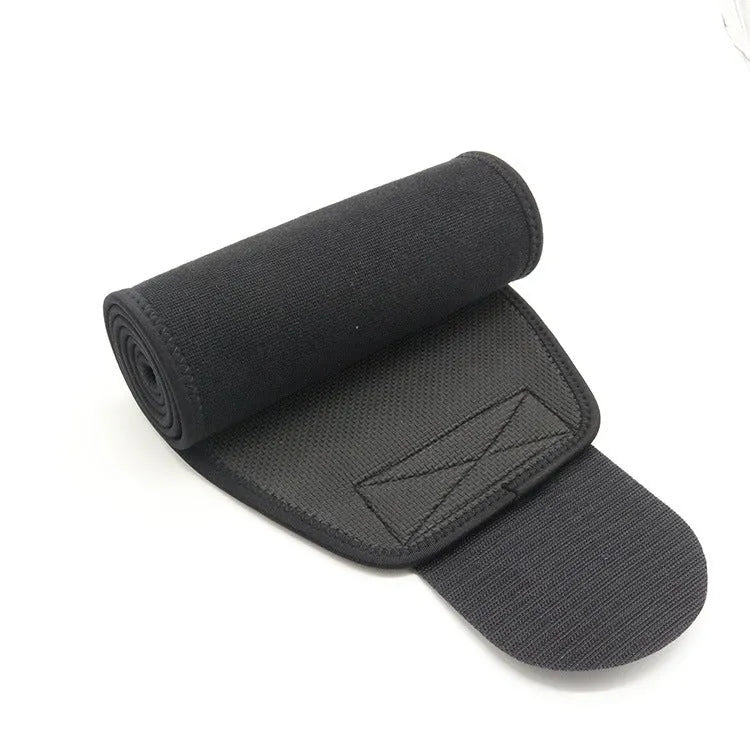 Neoprene lumbar support belt for running and fitness waist protection in adjustable design
