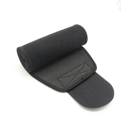 Neoprene lumbar support belt for running and fitness waist protection in adjustable design