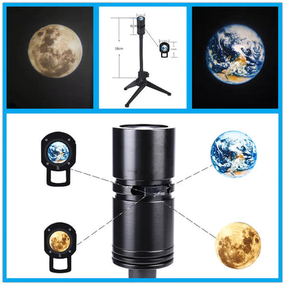 Earth projection night light LED lamp 5W and below with Earth Moon styles and tripod options