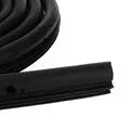 Black rubber sliding door seal for Toyota Hiace high roof van, 5 metres long, 8mm thickness