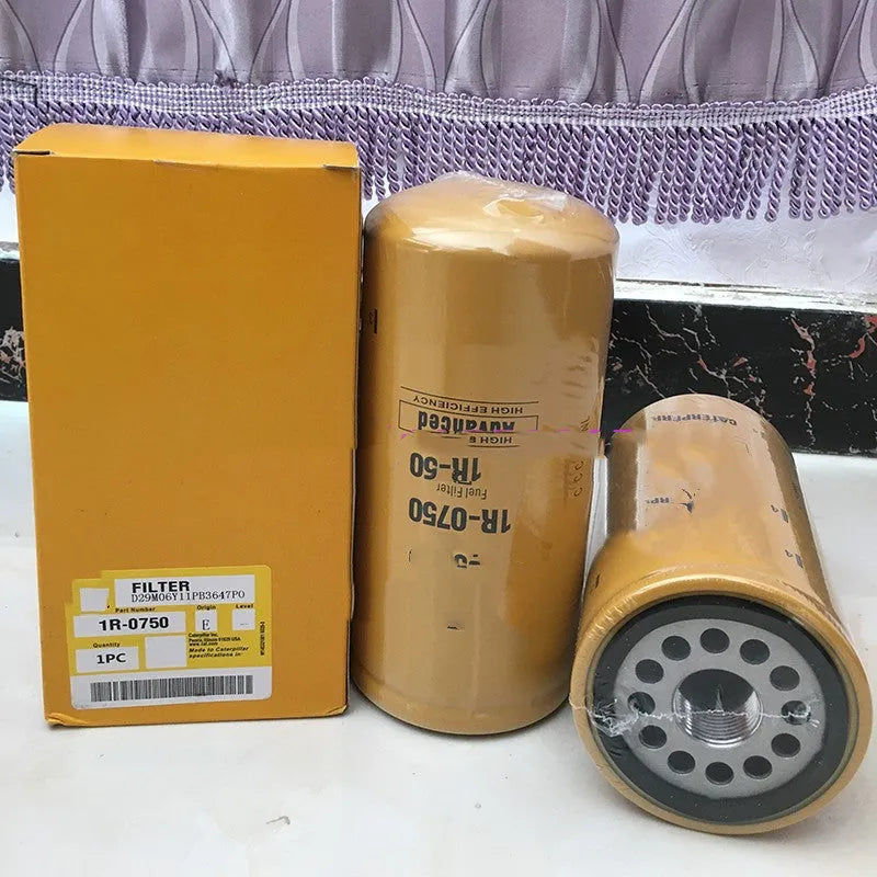 1R-0750 fuel filter element with filter paper construction for anti-fuel oil