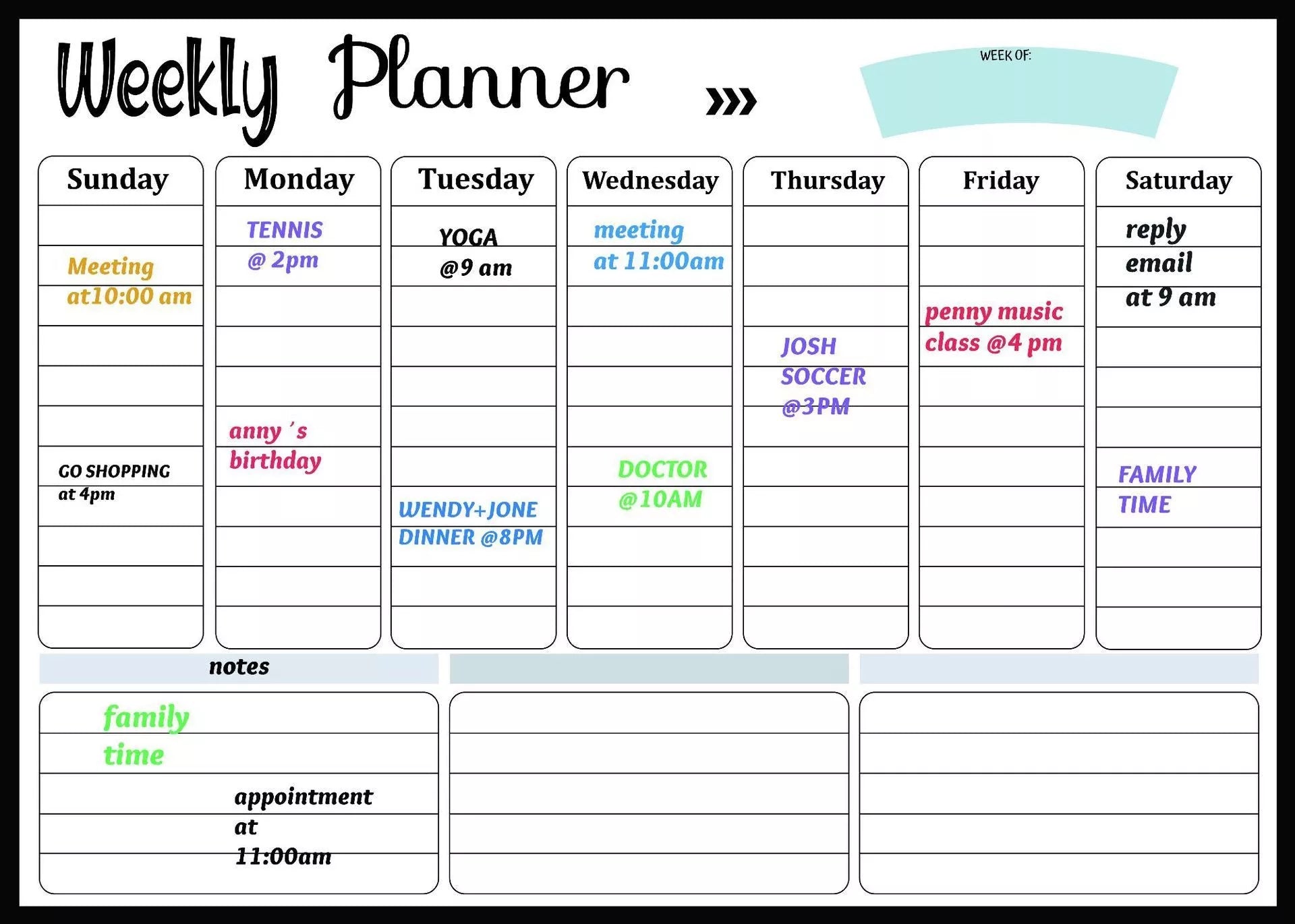 A3 Magnetic Soft Whiteboard Calendar Fridge Magnet with customizable styles for home or office organization