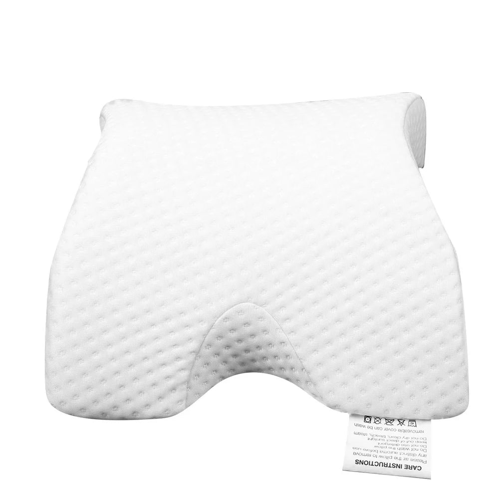 Portable Tencel arch pillow with 35×30×13cm dimensions for cervical support during massage