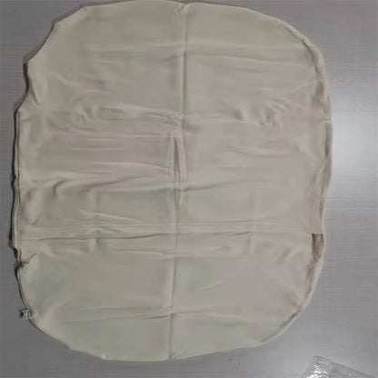 Beige portable cotton baby nest crib measuring 75 by 45 centimetres for newborn infants