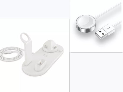 360-degree rotatable wireless charger stand with fast 10W charging for iPhone and Samsung devices