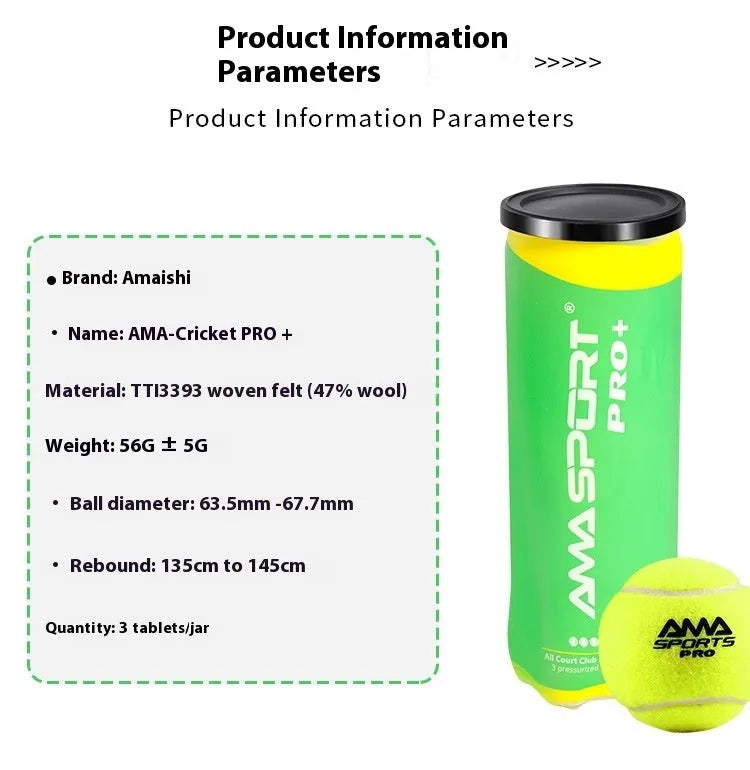 Three tennis training balls in black, green and yellow colours for cage plate practice