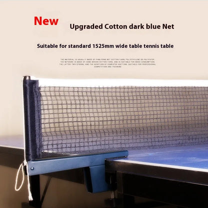 Table tennis post with universal large clip attached to indoor open grid table for ball retrieval practice