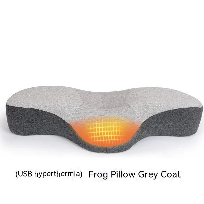Cozy Comfort Memory Foam Pillow with Contoured Design for Neck and Back Support