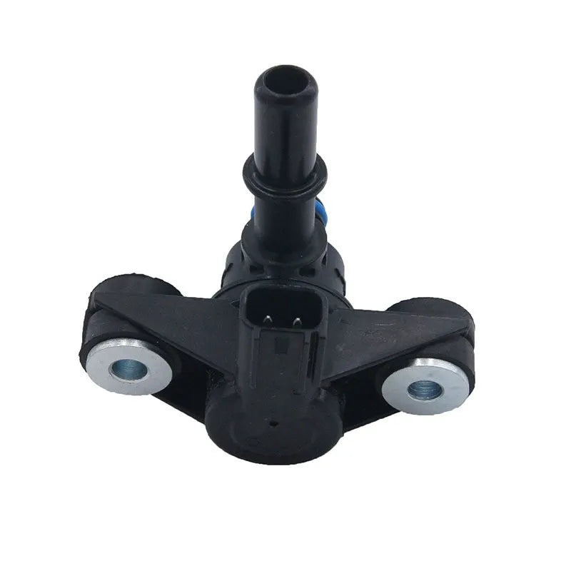 Black ABS plastic turbocharger solenoid valve for Ford vehicles, model AU5A-9G866-AB.