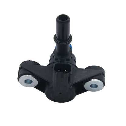 Black ABS plastic turbocharger solenoid valve for Ford vehicles, model AU5A-9G866-AB.