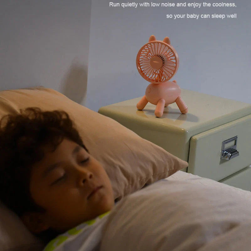 Powerful Portable USB Fan: Whisper-Quiet Cooling for Home and Office