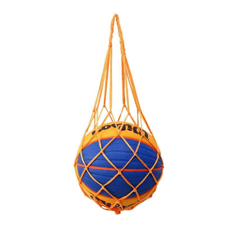 Durable mesh sports bag for basketball, football, and volleyball with bold storage options
