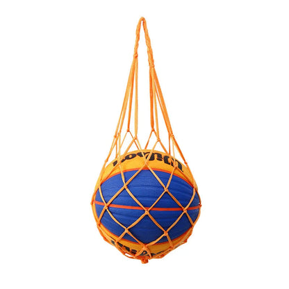 Durable mesh sports bag for basketball, football, and volleyball with bold storage options