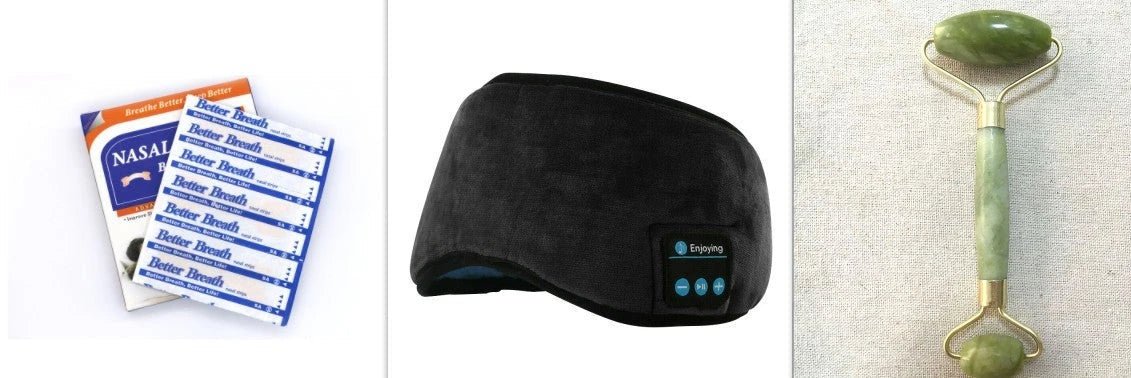 Wireless Bluetooth 5.0 Sleep Headphones with Plush Sleep Mask and Music Player