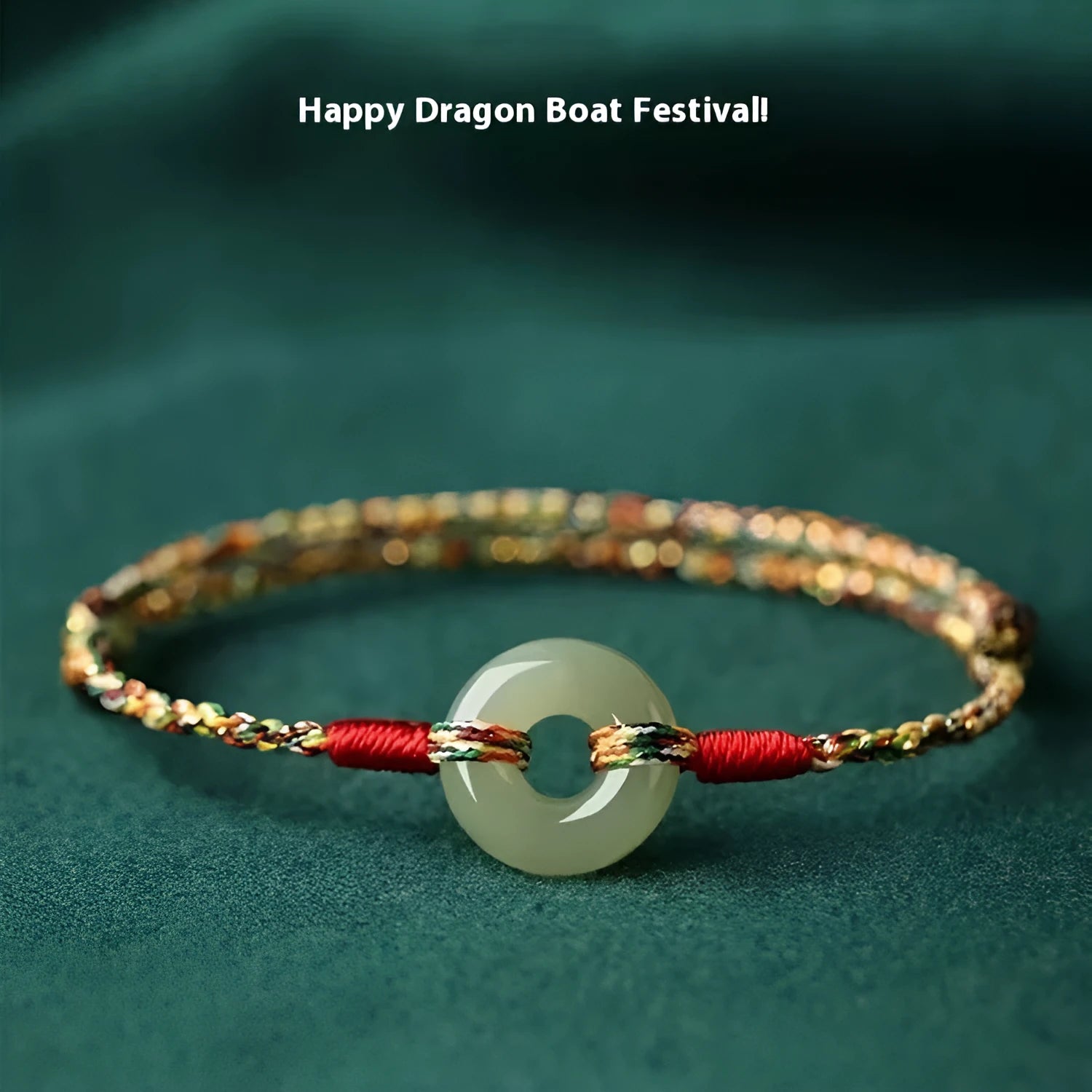 Peace Buckle Colourful Rope Bracelet woven handmade unisex accessory