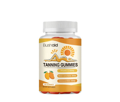 Bottle of Meihei fruit gummies dietary supplement with astaxanthin and lycopene, 60 count