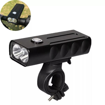 Rechargeable super bright bike headlight for night riding with 500m range and waterproof design