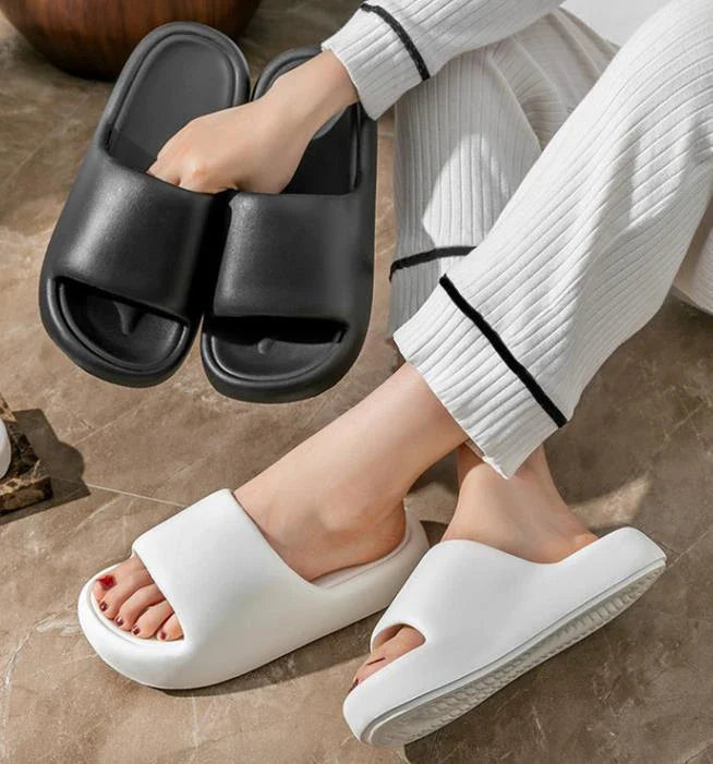 Stylish and comfortable EVA foam house slippers in various colors for indoor wear