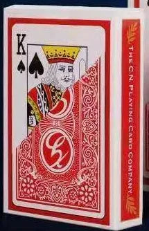 Oversized large playing cards for fighting landlord table game in paper construction