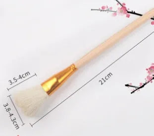 Wool brush painting pen with soft head for ceramic tracing and painting