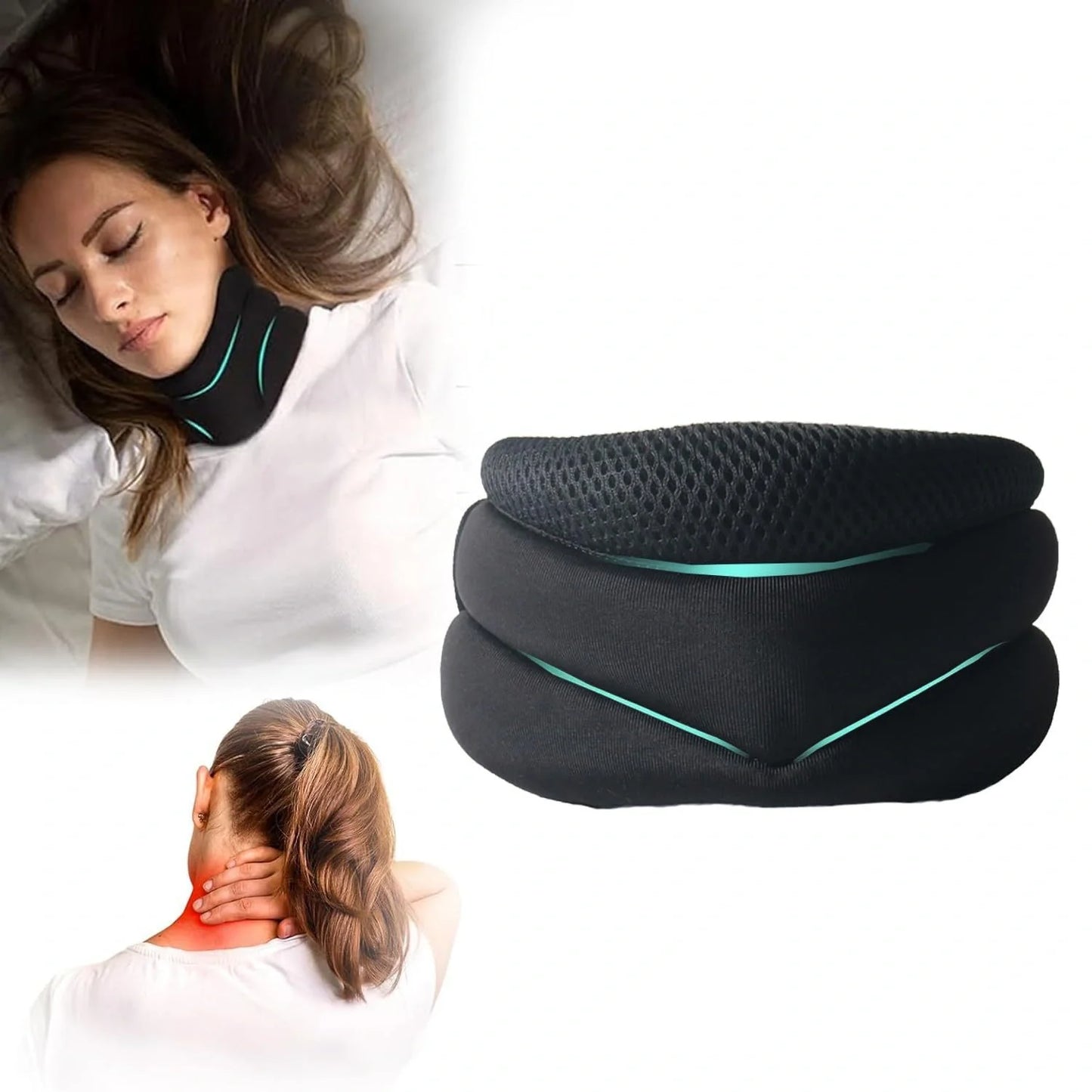 Adjustable Foam Cervical Collar for neck pain relief and spine support