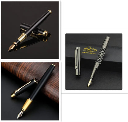 Metal ballpoint pen with 0.5mm tip in red and black colour options