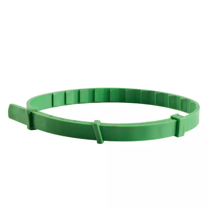 Adjustable silicone pet collar in various colors for flea and tick protection