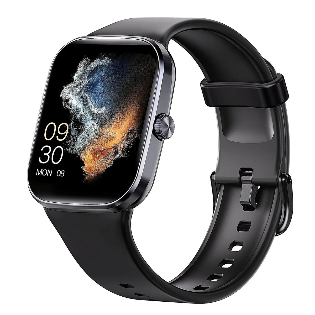 Bluetooth smart sports watch with TFT screen, heart rate and sleep monitoring, shown in five colour options