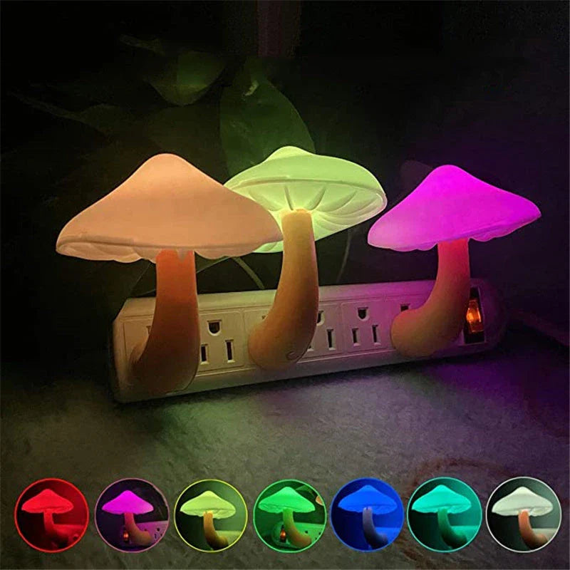 Cozy Bedroom LED Night Light with Motion Sensor - Warm, Energy-Efficient Lighting for Relaxation