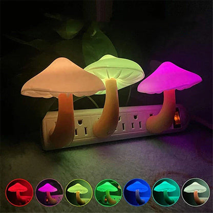 Cozy Bedroom LED Night Light with Motion Sensor - Warm, Energy-Efficient Lighting for Relaxation