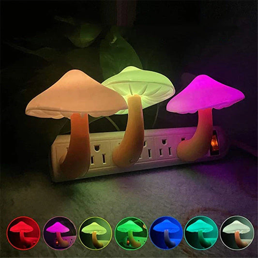 Cozy Bedroom LED Night Light with Motion Sensor - Warm, Energy-Efficient Lighting for Relaxation