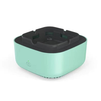 Compact and Powerful Smoke Eliminating Air Purifier Ashtray for Cars - Freshens Driving Experience with Negative Ion Technology