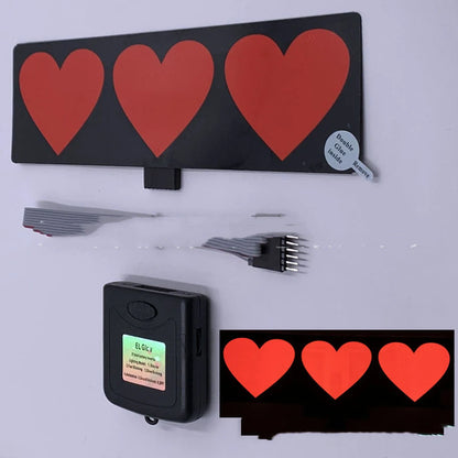 Ultra-thin LED car windshield glow panel with uniform brightness and multiple design options