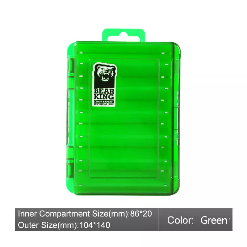 Luya Fishing Lure Double-sided Micro-object Box in various colors for organized lure storage