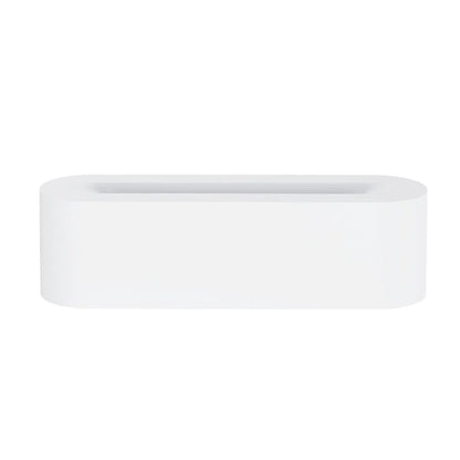 Square USB plug-in aroma diffuser with colourful simulated flame lighting effect