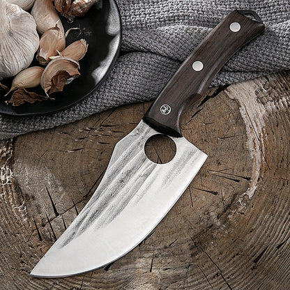 Premium deboning knife set with stainless steel blades and ergonomic handles for precise meat cutting and deboning