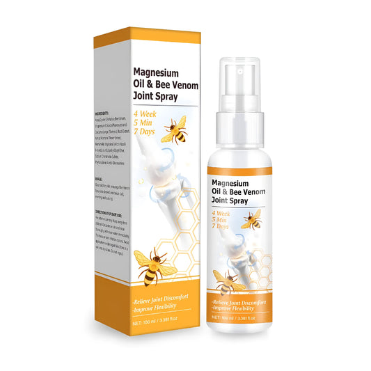 Magnesium Oil Bee Joint Spray Gel 100ml bottle with pump top