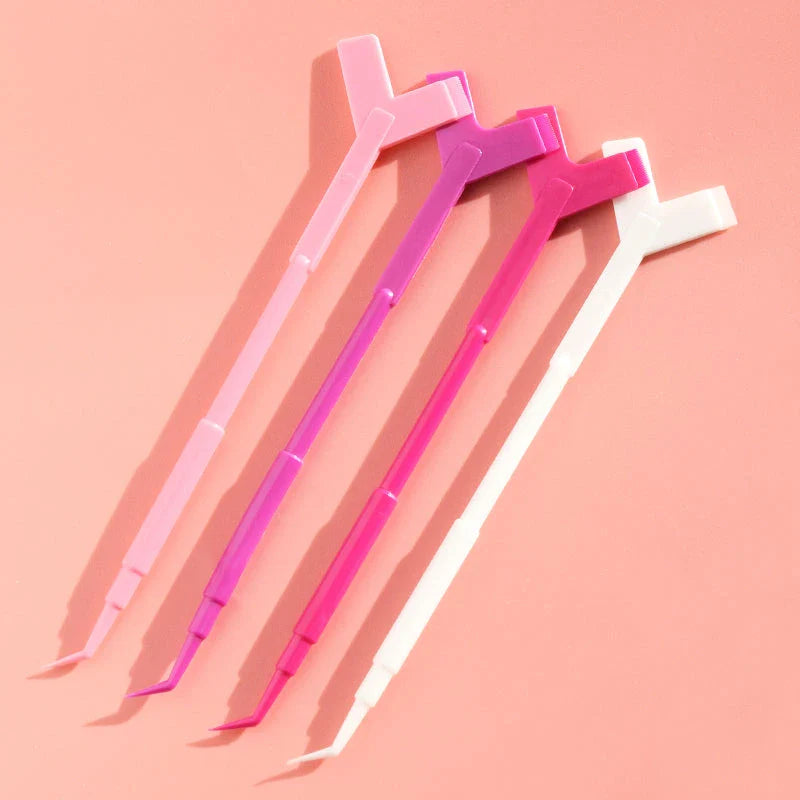 10 Pcs/Pack Y-Shaped Eyelash Picker for Professional Eyelash Extensions in various colors