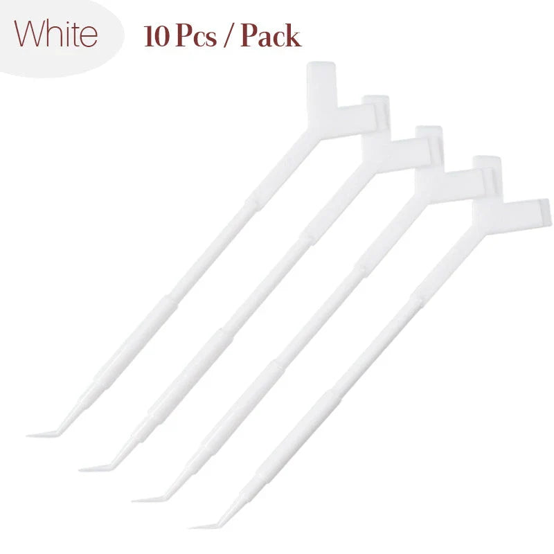 10 Pcs/Pack Y-Shaped Eyelash Picker for Professional Eyelash Extensions in various colors