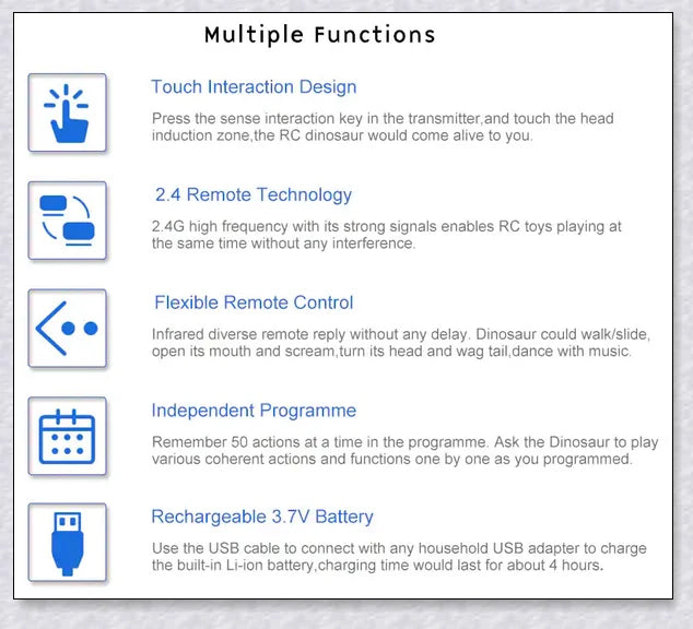 Intellisaur remote-controlled dinosaur toy robot with flexible movements, touch-sensitive mode, and exciting sucker bullet battles