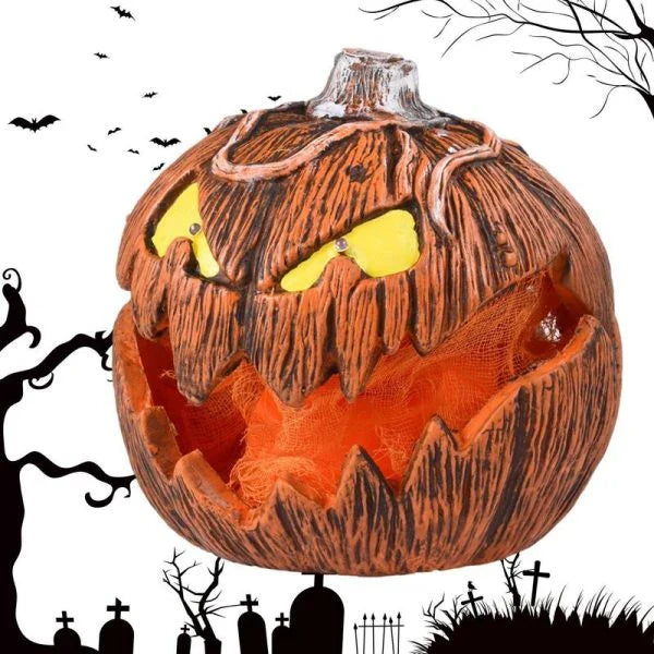 Hhomeenjoy  Gloween Interactive Halloween Led Pumpkin Lantern