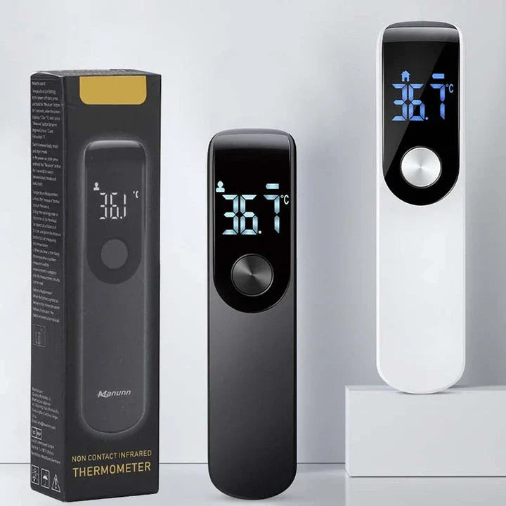 Non-contact infrared body temperature thermometer for all ages with large LCD display