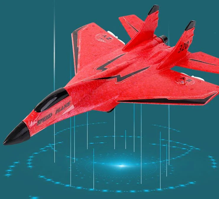 2.4G Outdoor RC Plane Toy with smart balance system, high-power battery, and durable EPP construction for outdoor adventures