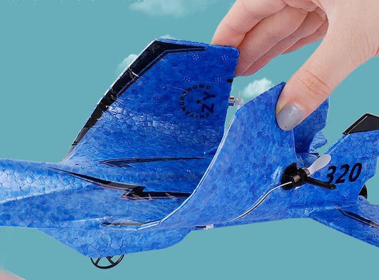 2.4G Outdoor RC Plane Toy with smart balance system, high-power battery, and durable EPP construction for outdoor adventures